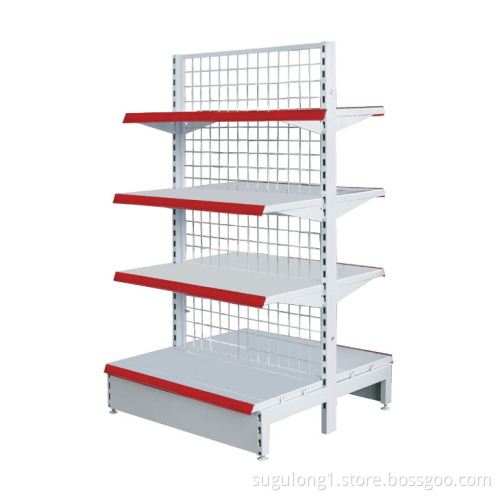 Wire Mesh Back Panel Shelf